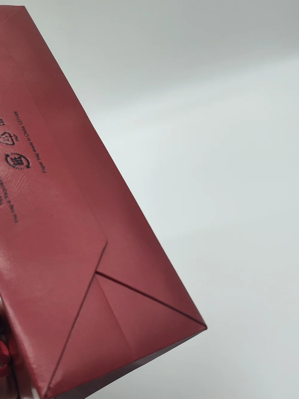 CARTIER Red Boutique Gift Bag + 2 Yards Logo Ribbon Luxury Packaging EUC